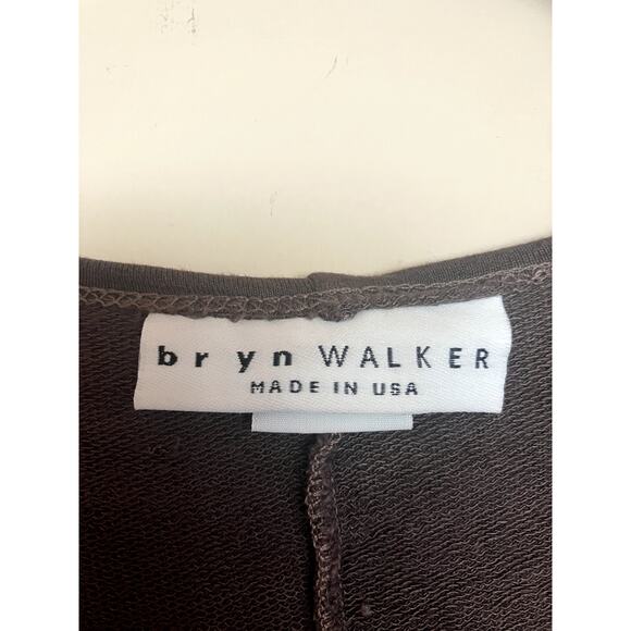 BRYN WALKER Alexis Tunic Top Mink Brown Size Small S Pockets LAGENLOOK OVERSIZED - Picture 4 of 7